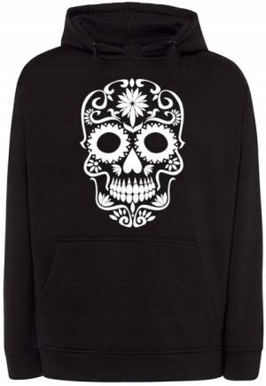 Bluza fajny nadruk CZASZKA SKULL r.L