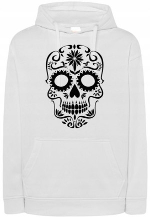 Bluza fajny nadruk CZASZKA SKULL r.S
