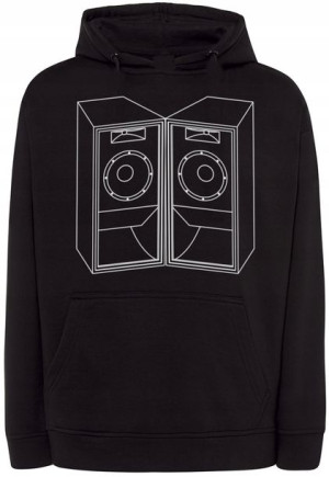 Bluza fajny nadruk Głośniki Kolumny r.4XL