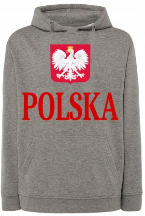 Bluza Kibica nadruk Polska r.M