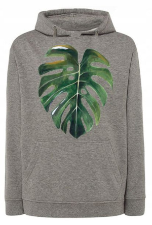 Bluza męska DUŻY nadruk MONSTERA r.L