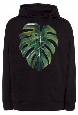 Bluza męska DUŻY nadruk MONSTERA r.XXL