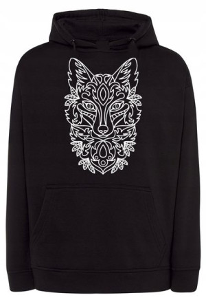 Bluza męska fajny nadruk Art Line LIS FOX r.XL