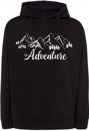 Bluza męska fajny nadruk GÓRY PRZYGODA r.4XL