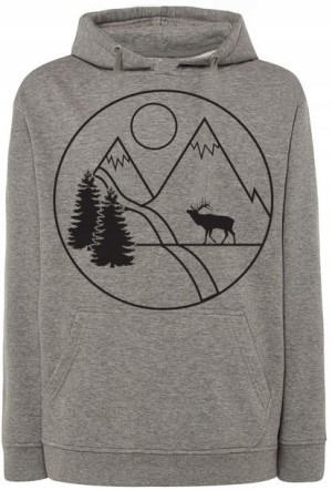 Bluza męska fajny nadruk Jeleń Góry r.3XL