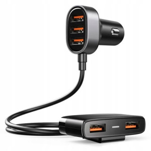 Joyroom Ładowarka samochodowa 5x USB 6,2A 31W 1,5m
