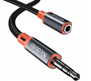 Mcdodo Kabel adapter przedłużacz Jack 3,5mm 1,2m