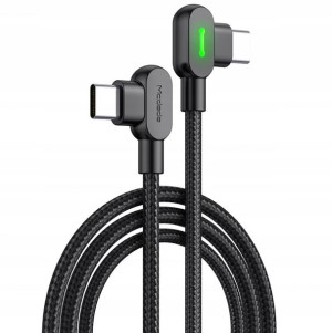 McDodo Kabel przewód kątowy LED USB-C PD 2m 60W