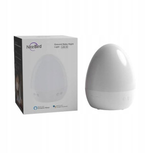 Gosund Lampa nocna zegar RGB WiFi szumiś 50lm