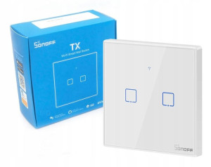 Sonoff TX T2 2C Dotykowy włącznik WiFi RF 433Mhz