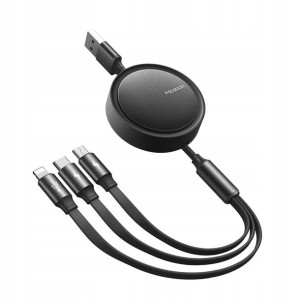 Mcdodo Kabel 3w1 USB TypC do iPhone micro USB-C 3A