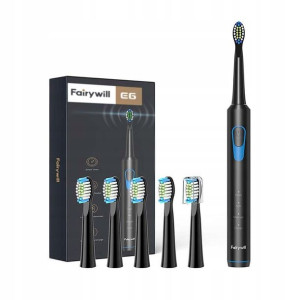 FairyWill Soniczna szczoteczka do zębów 6 końcówek
