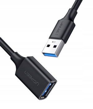Kabel USB 3.0 przedłużacz UGREEN czarny 300cm 3m