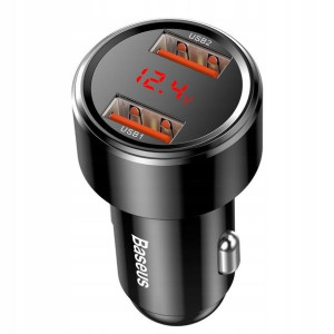 Baseus Ładowarka samochodowa 2 x USB QC 3.0 45W