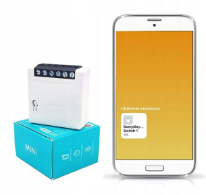 Sonoff Mini dopuszkowy WiFi + zmiana dla HomeKit