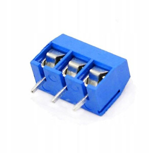 1 x Gniazdo złącze ARK Rester KF301 3 piny 5mm PCB