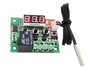 W1209 Termostat DC 12V od -50C do 110C + czujnik
