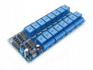 Przekaźnik 5V Moduł Arduino 10A Low Lo 16 kanałowy