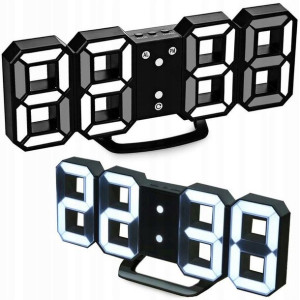 Zegar Budzik Elektroniczny Z Alarmem Led Termometr