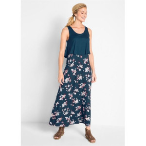 Podwójna Sukienka Maxi W Kwiaty 44-46 966147