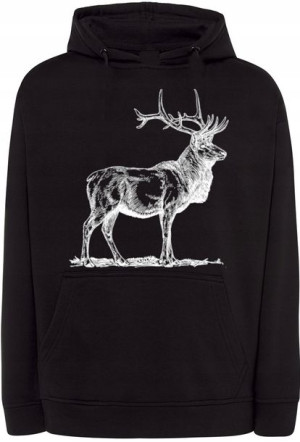 Bluza męska fajny nadruk JELEŃ r.4XL