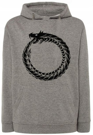 Bluza męska fajny nadruk krąg SMOK r.M