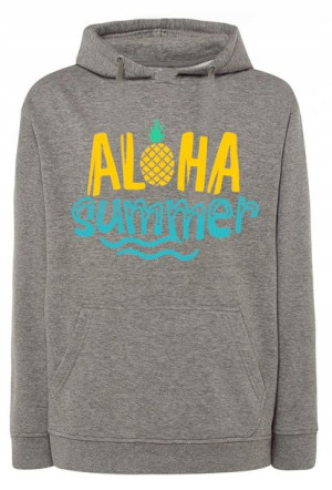 Bluza męska fajny nadruk LATO Aloha Summer r.M