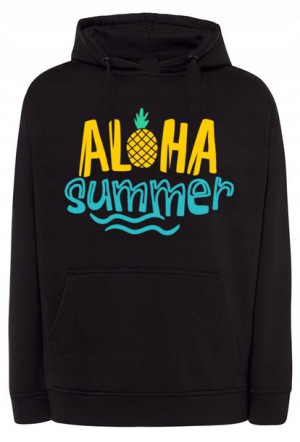 Bluza męska fajny nadruk LATO Aloha Summer r.XS