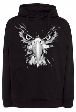 Bluza męska fajny nadruk Orzeł Dziób Oczy r.M