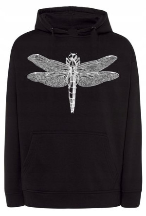 Bluza męska FAJNY nadruk WAŻKA Dragonfly r.XL