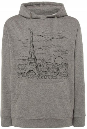 Bluza męska fajny nadruk Wieża Eiffla r.S