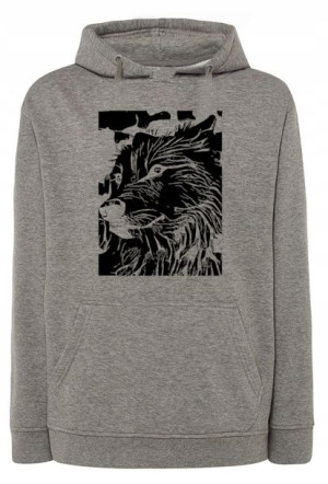 Bluza męska fajny nadruk WILK r.S