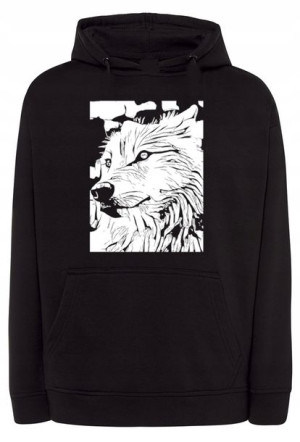 Bluza męska fajny nadruk WILK r.XL