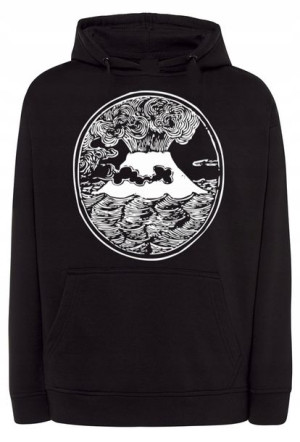 Bluza męska fajny nadruk WULKAN r.5XL