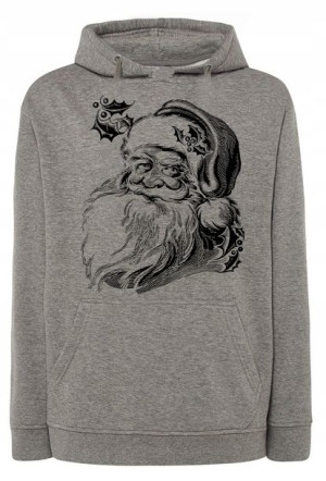 Bluza męska fajny świąteczny nadruk MIKOŁAJ r.XS
