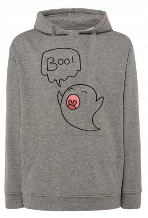 Bluza męska fajny zabawny nadruk DUCH DUSZEK r.M