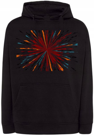 Bluza męska kolorowy nadruk ABSTRAKCJA r.L