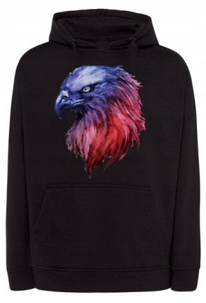 Bluza męska kolorowy nadruk ptak Orzeł r.S