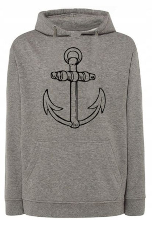 Bluza męska marynarski nadruk KOTWICA r.3XL