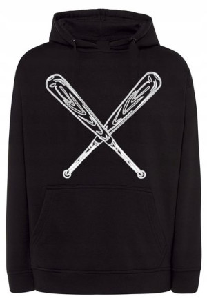 Bluza męska nadruk Baseball KIJE r.5XL