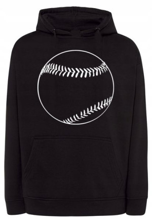 Bluza męska nadruk Baseball PIŁKA r.3XL