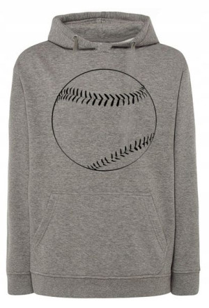 Bluza męska nadruk Baseball PIŁKA r.S
