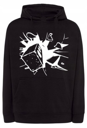 Bluza męska nadruk CEGŁA PĘKNIĘCIE r.3XL