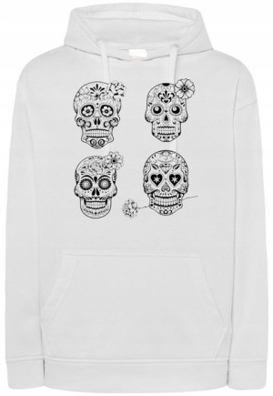 Bluza męska nadruk Czaszka Czaszki r.M