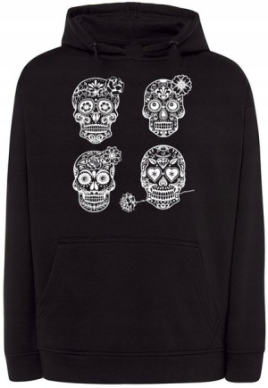 Bluza męska nadruk Czaszka Czaszki r.XS