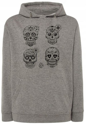 Bluza męska nadruk Czaszka Czaszki r.XXL