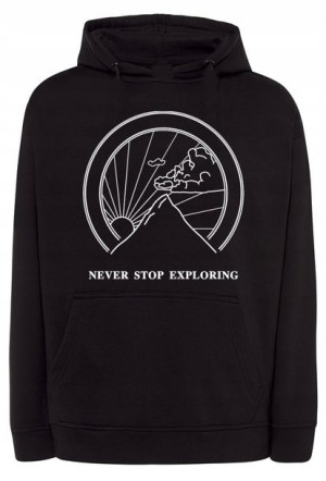 Bluza męska nadruk GÓRY NEVER STOP r.5XL
