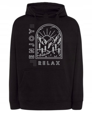 Bluza męska nadruk Góry Słońce r.4XL