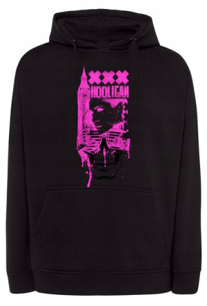 Bluza męska nadruk HOOLIGAN CZASZKA r.3XL