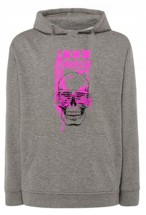 Bluza męska nadruk HOOLIGAN CZASZKA r.S